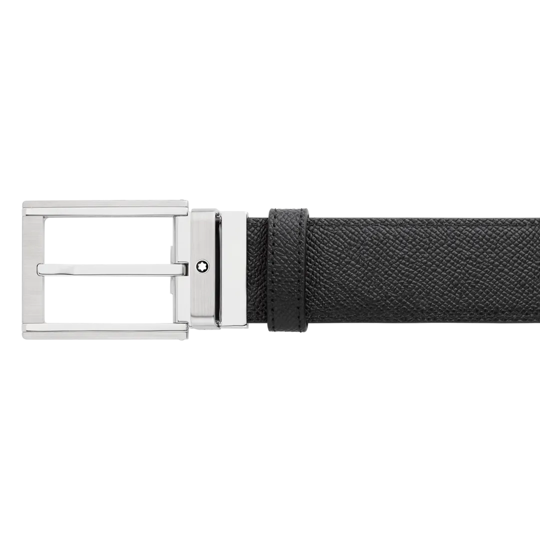35mm Reversible Leather Belt Black/Brown