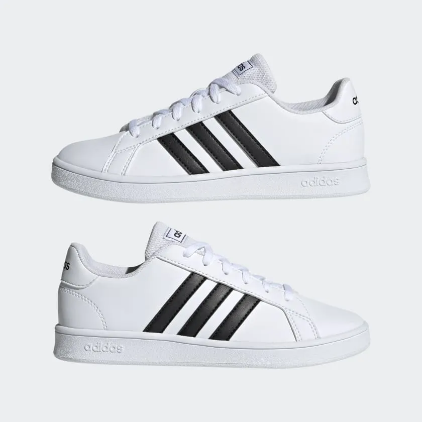 ADIDAS GRAND COURT KIDS - Cloud White / Core Black / Cloud White