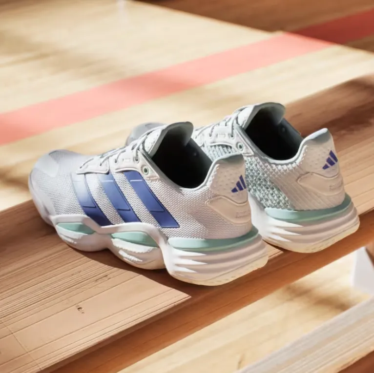 Adidas Men's Stabil 16 Indoor Court Shoes White Lucid Blue