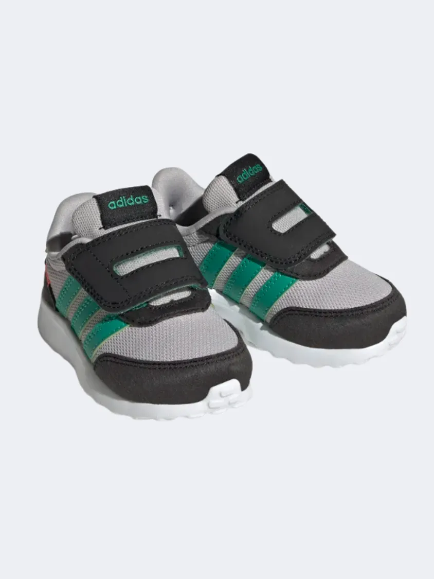 Adidas Run 70S Infant-Boys Running Shoes Grey/Green