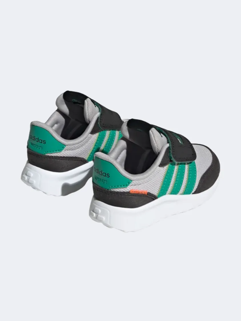 Adidas Run 70S Infant-Boys Running Shoes Grey/Green