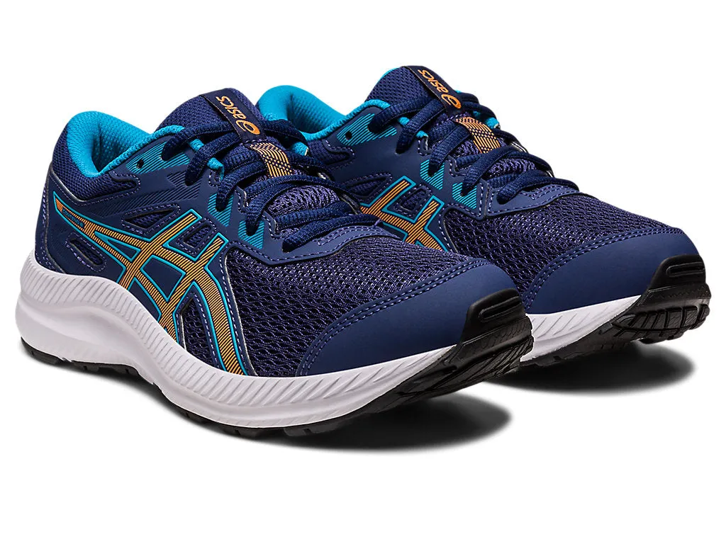 ASICS Contend 8 GS - Kids - Indigo Blue/Sun Peach