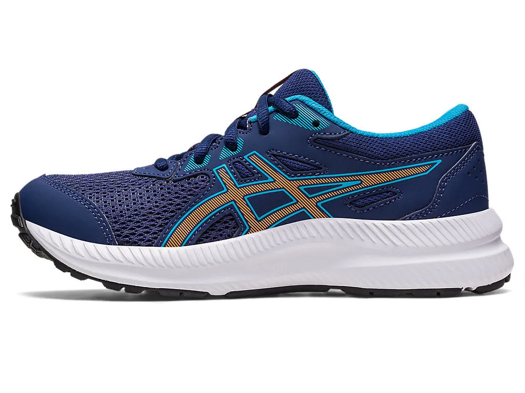 ASICS Contend 8 GS - Kids - Indigo Blue/Sun Peach