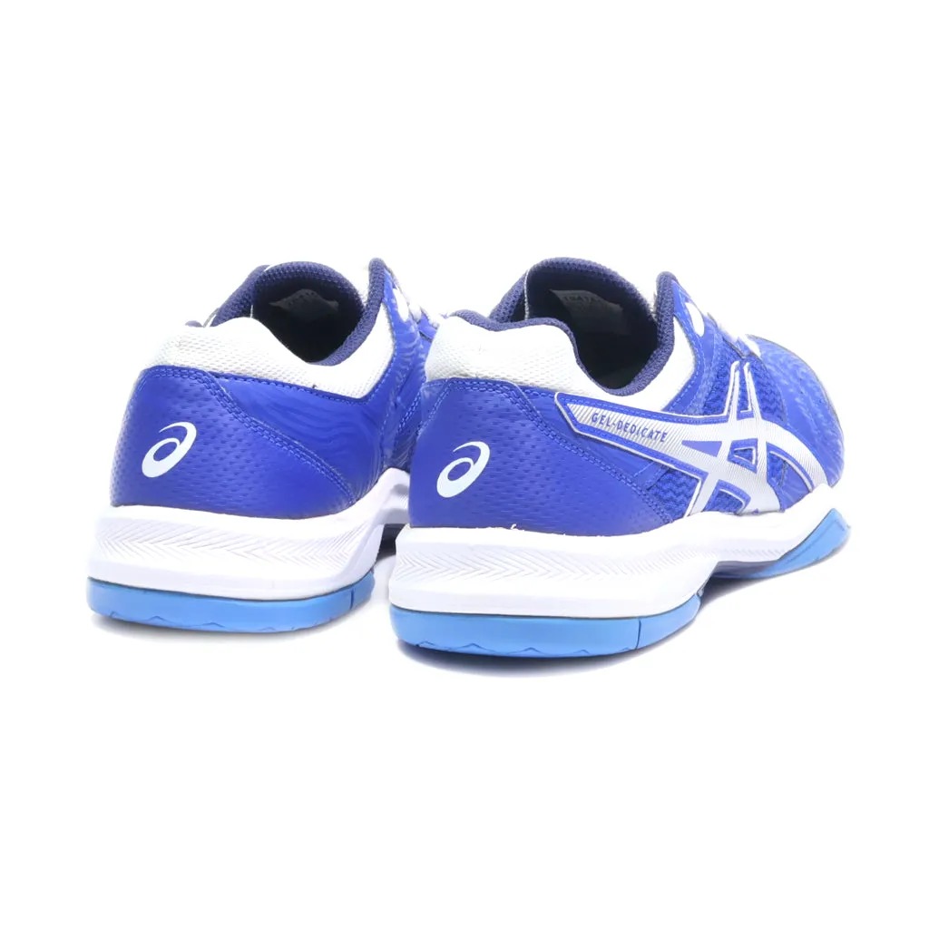 Asics Gel-Dedicate Sport Shoes Leather Blue Colour For Men