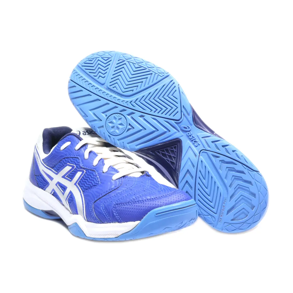 Asics Gel-Dedicate Sport Shoes Leather Blue Colour For Men