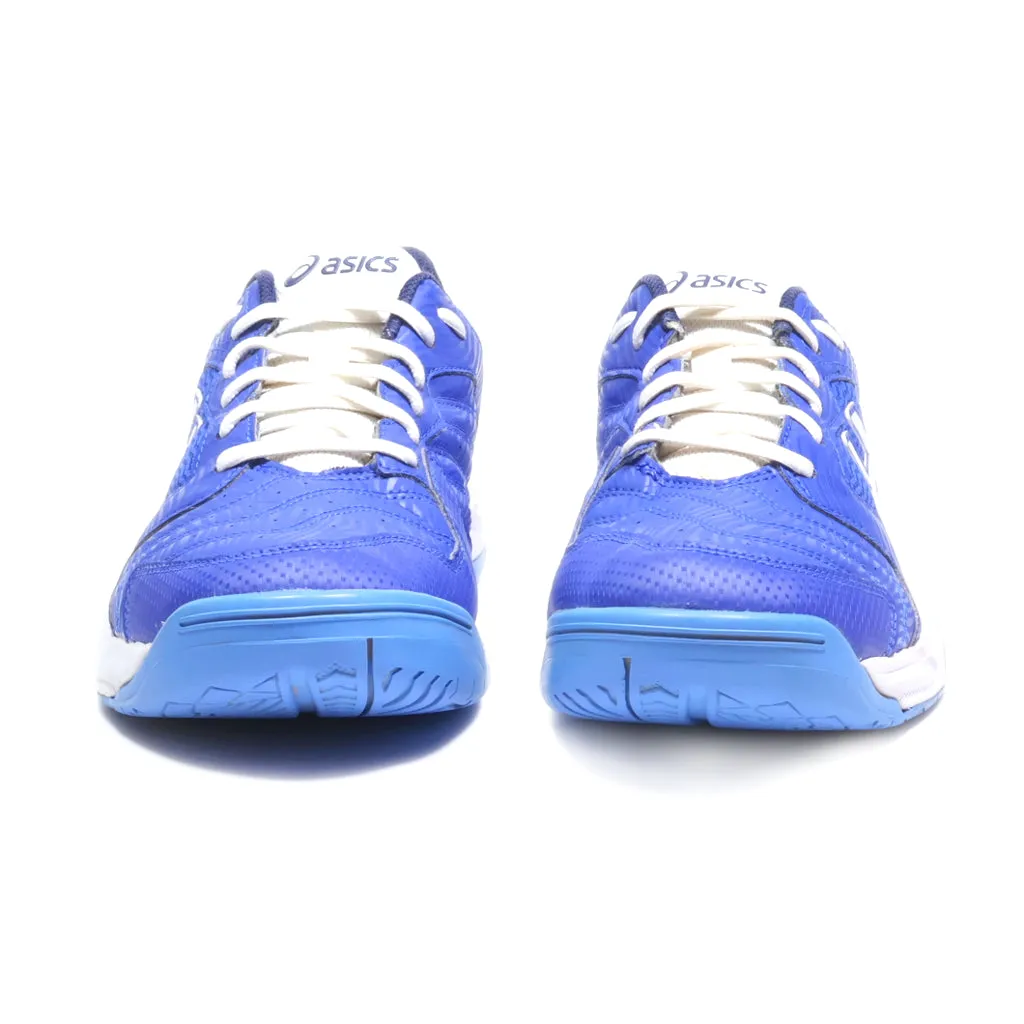 Asics Gel-Dedicate Sport Shoes Leather Blue Colour For Men