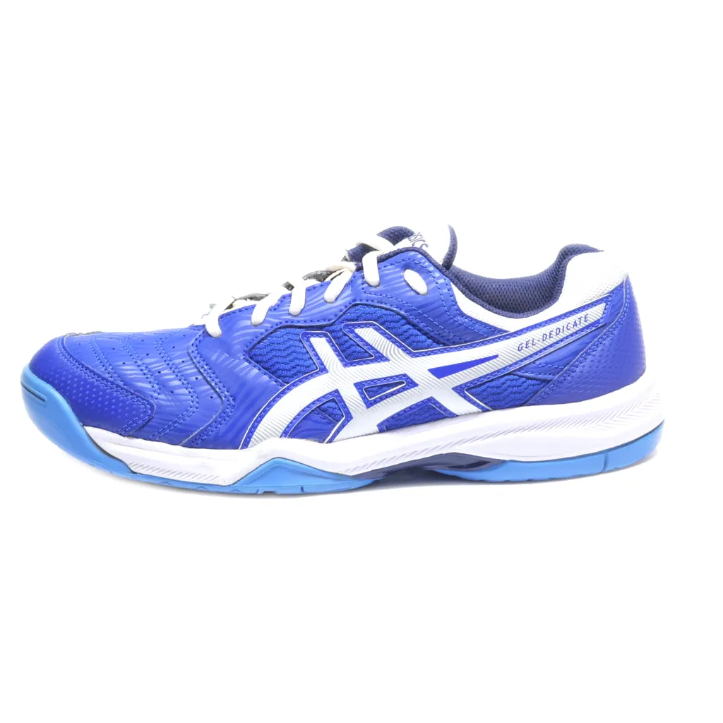Asics Gel-Dedicate Sport Shoes Leather Blue Colour For Men