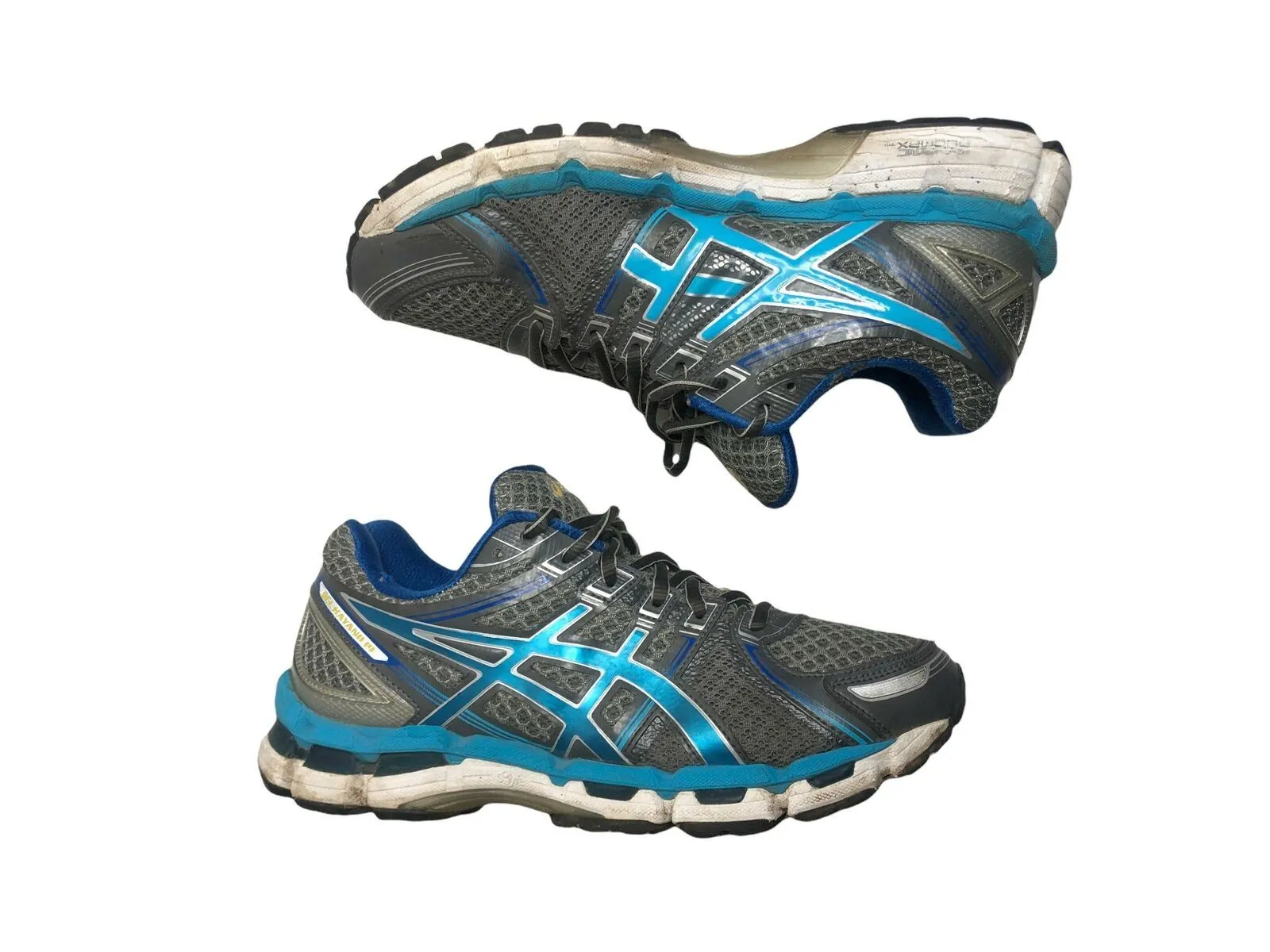 Asics Gel Kayano 19 Blue Silver Running Shoes Women's (Size: 8.5) T351N