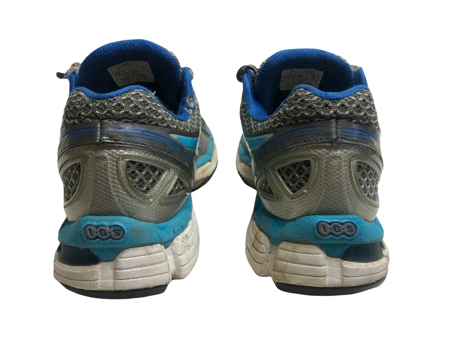 Asics Gel Kayano 19 Blue Silver Running Shoes Women's (Size: 8.5) T351N