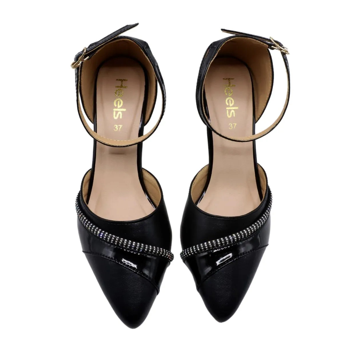 Black Formal Court Shoes L00850033