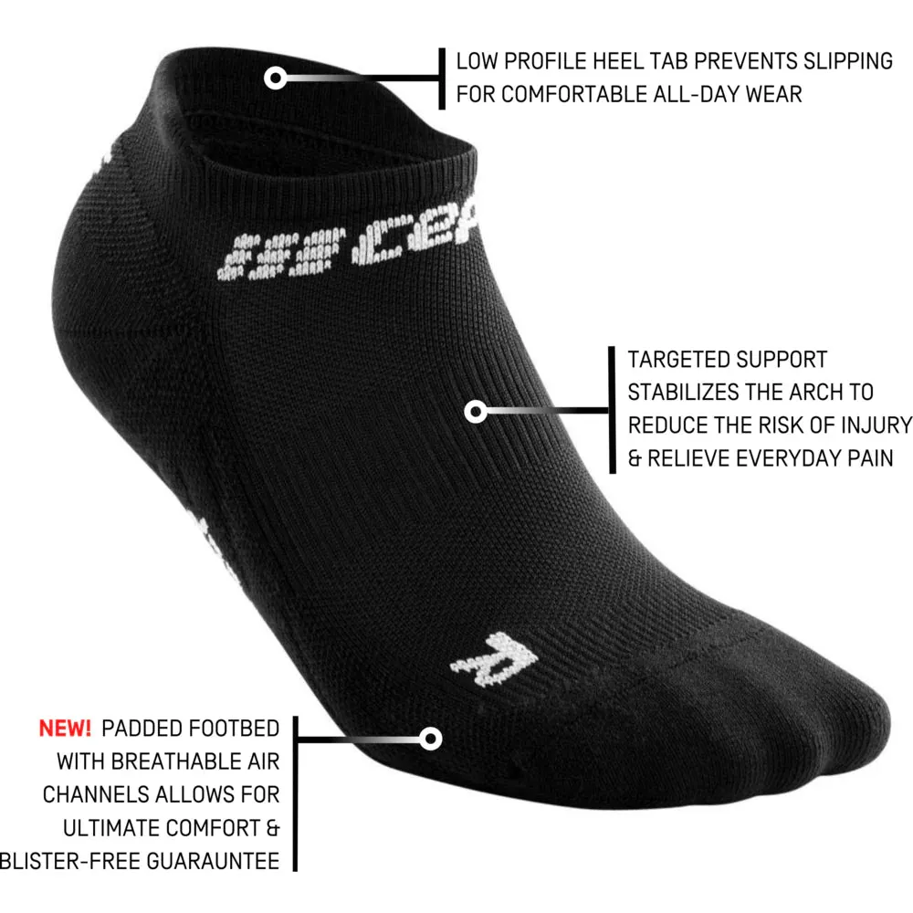CEP | The Run No Show Socks 4.0 | Women's | Black