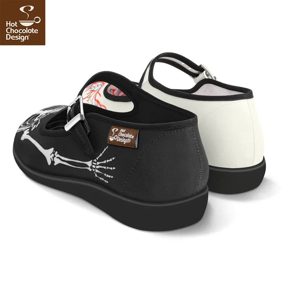 Chocolaticas® BLOOD & BONES Women's Mary Jane Flat
