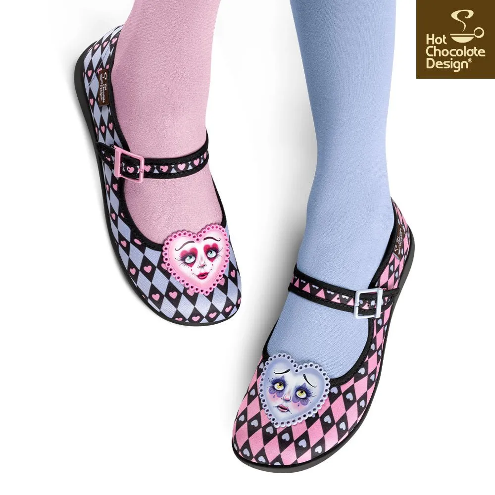 Chocolaticas® GAME OF HEARTS Women's Mary Jane Flat