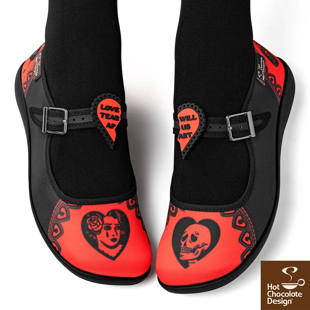 Chocolaticas® LOVE WILL TEAR US APART Mary Jane Flat