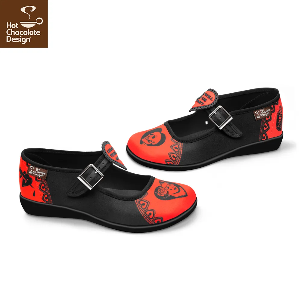Chocolaticas® LOVE WILL TEAR US APART Mary Jane Flat
