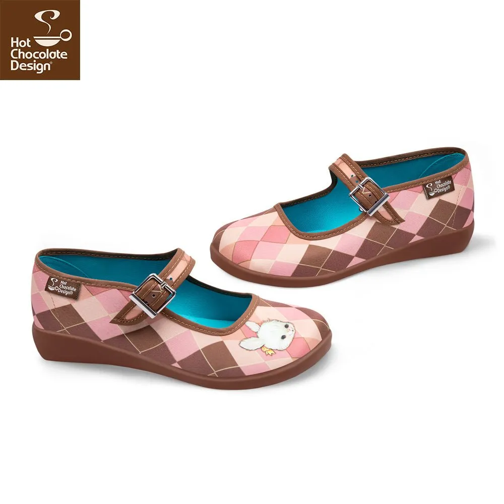 Chocolaticas® ROMBO RABBIT Women's Mary Jane Flat