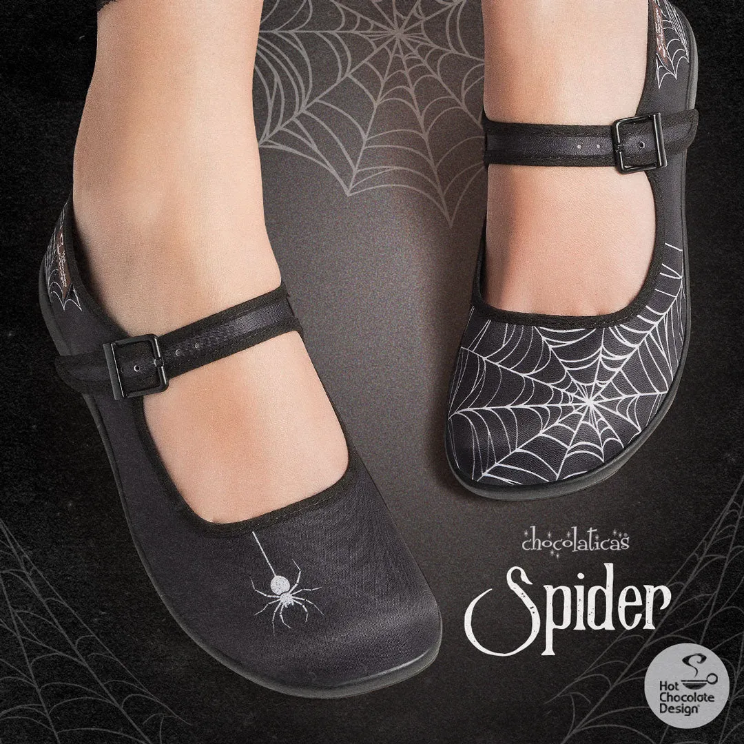 Chocolaticas® SPIDER Women's Mary Jane Flat