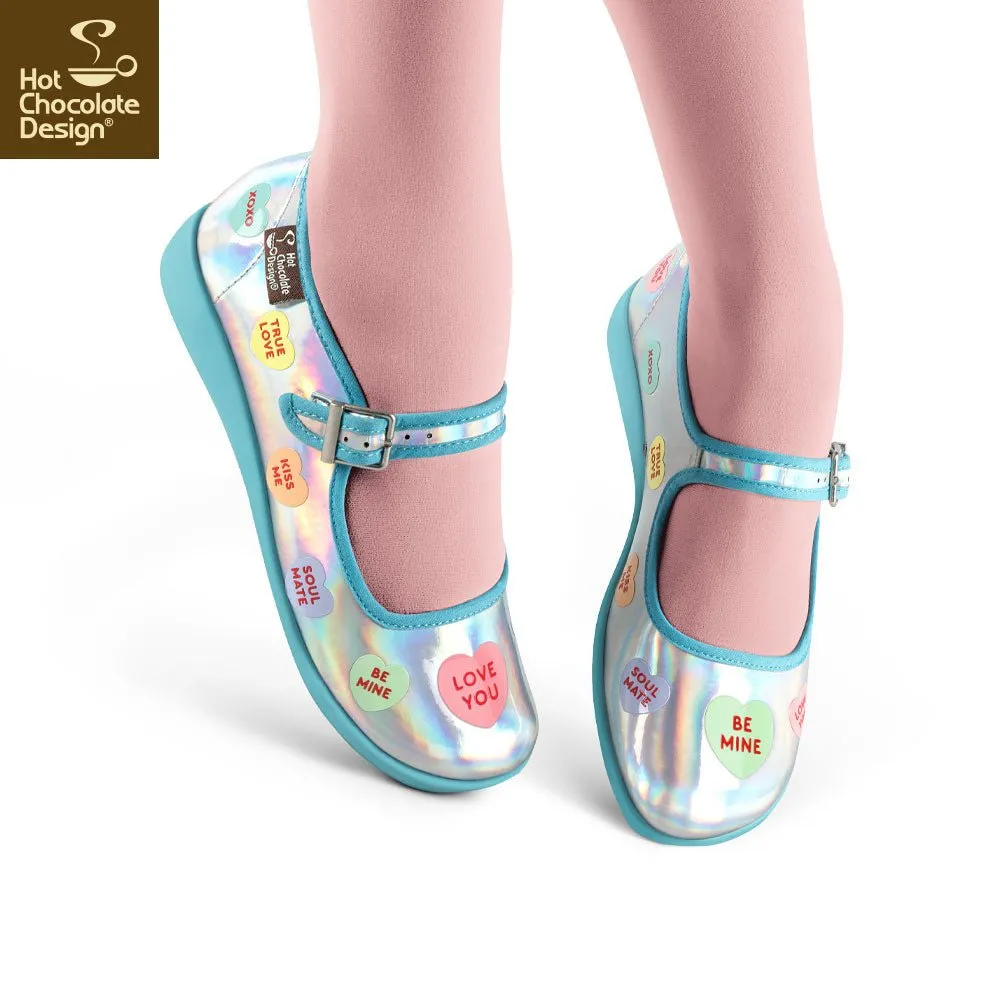 Chocolaticas® SWEET HEART Women's Mary Jane Flat
