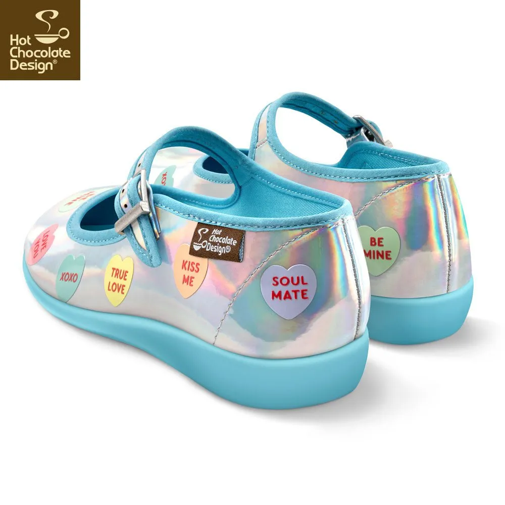 Chocolaticas® SWEET HEART Women's Mary Jane Flat