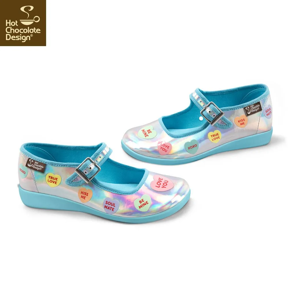 Chocolaticas® SWEET HEART Women's Mary Jane Flat