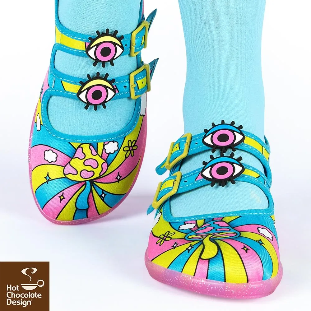 Chocolaticas® TRIPPY DAZE Women's Mary Jane Flat