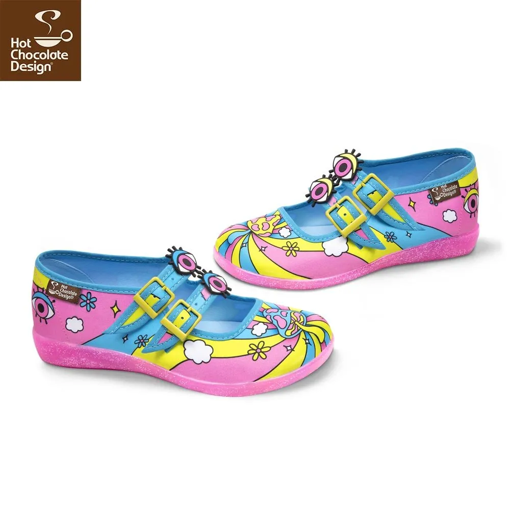 Chocolaticas® TRIPPY DAZE Women's Mary Jane Flat