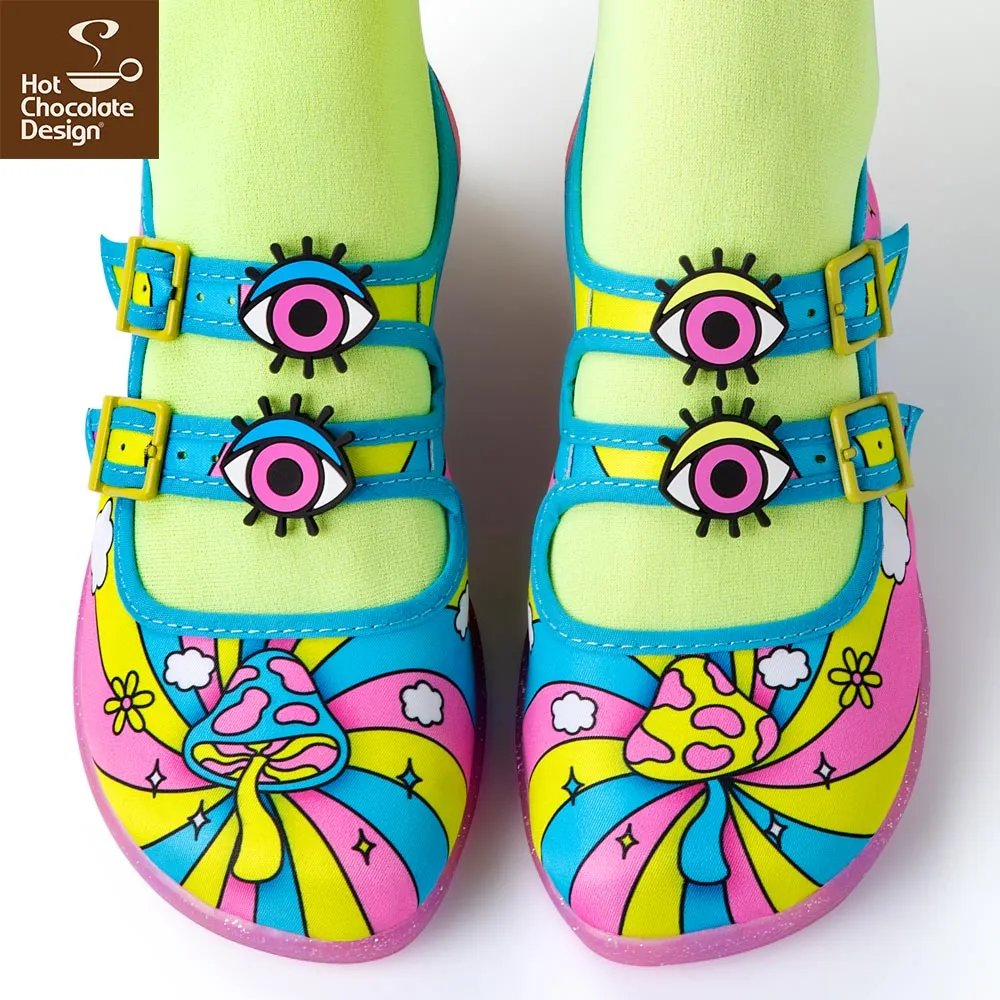 Chocolaticas® TRIPPY DAZE Women's Mary Jane Flat