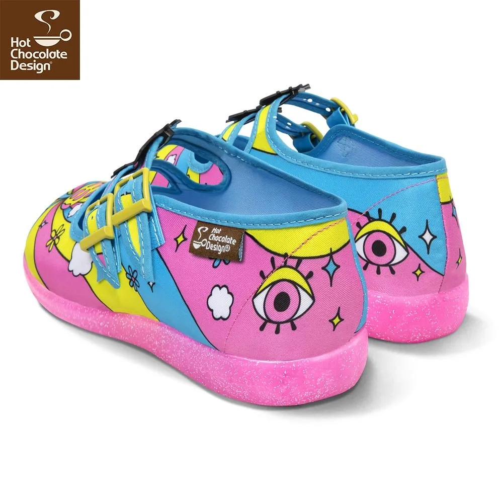 Chocolaticas® TRIPPY DAZE Women's Mary Jane Flat