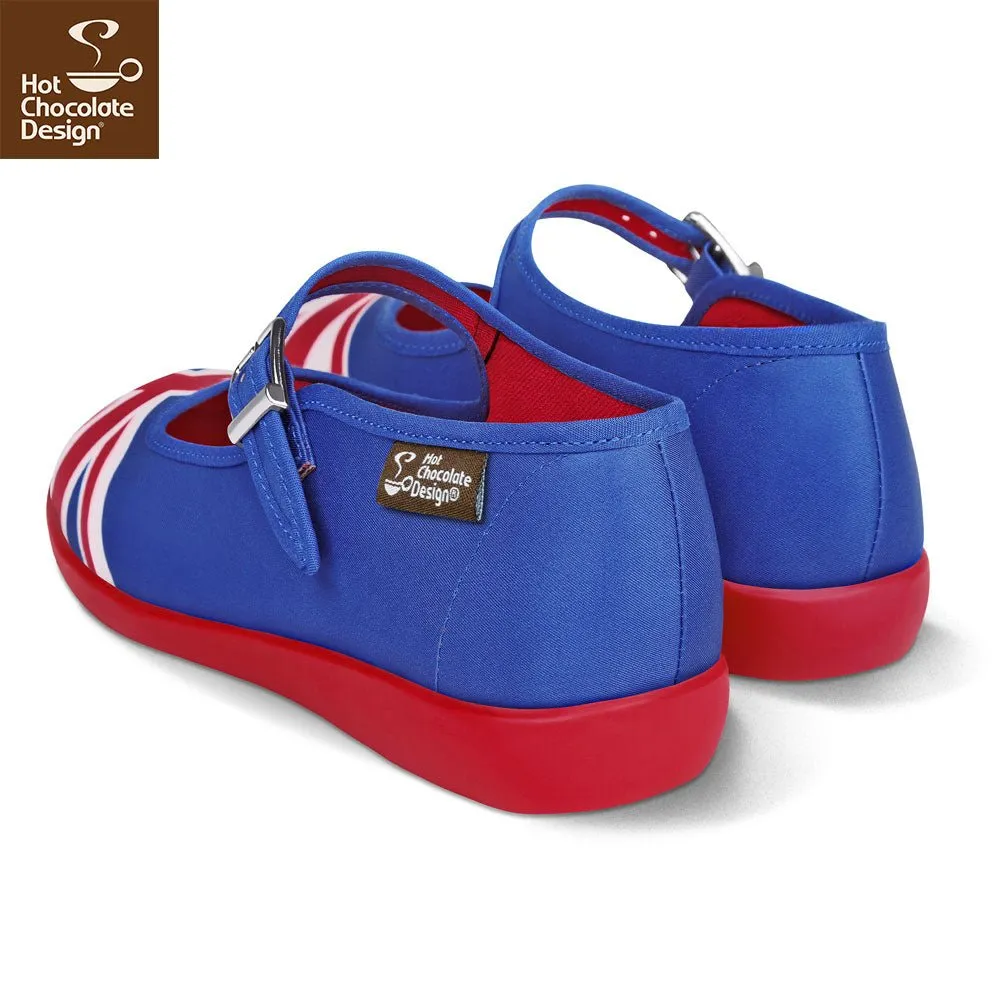 Chocolaticas® UNION JACK Mary Jane Flat