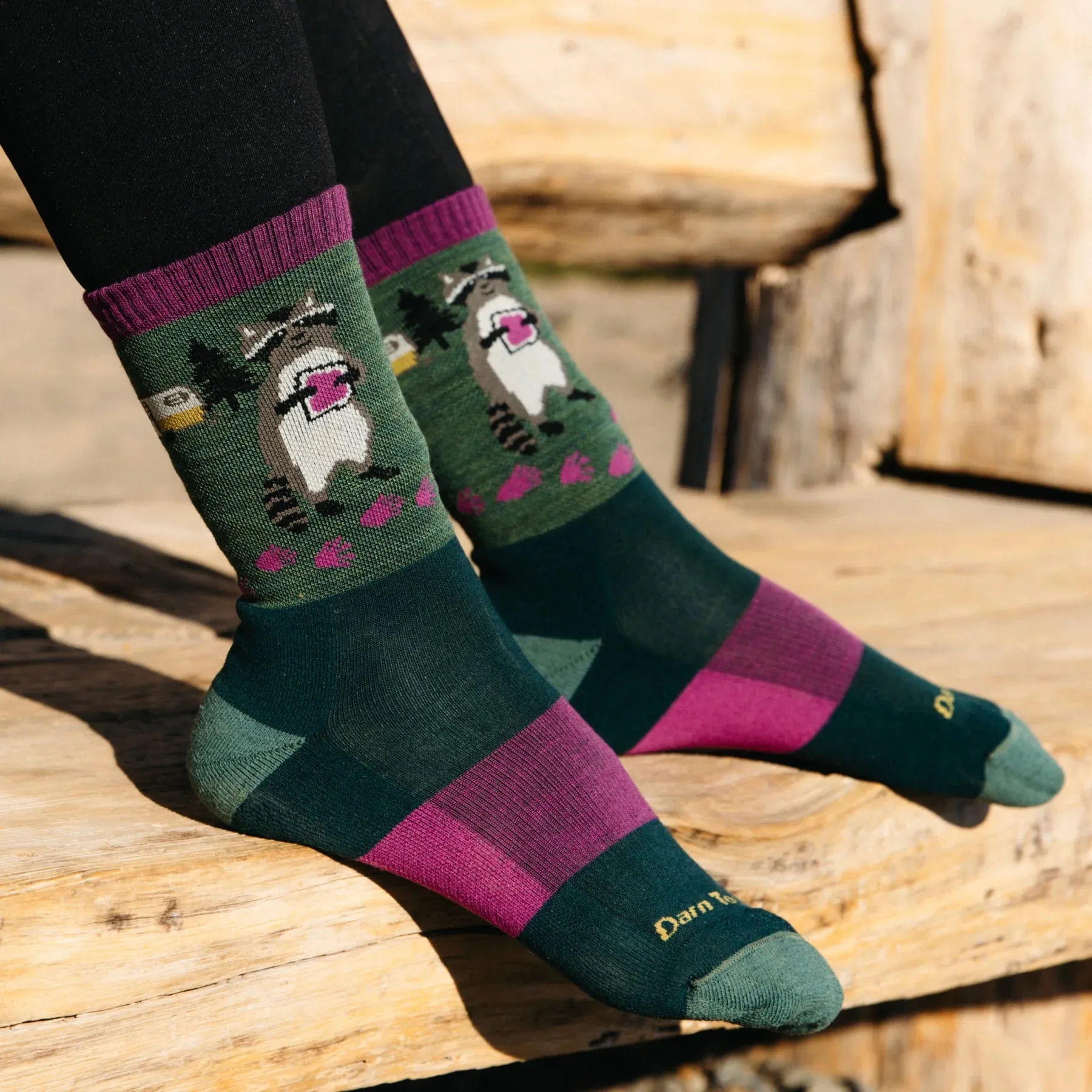 Critter Club Micro Crew Lightweight Hiking Sock w/ Cushion (Women's) - D5001W