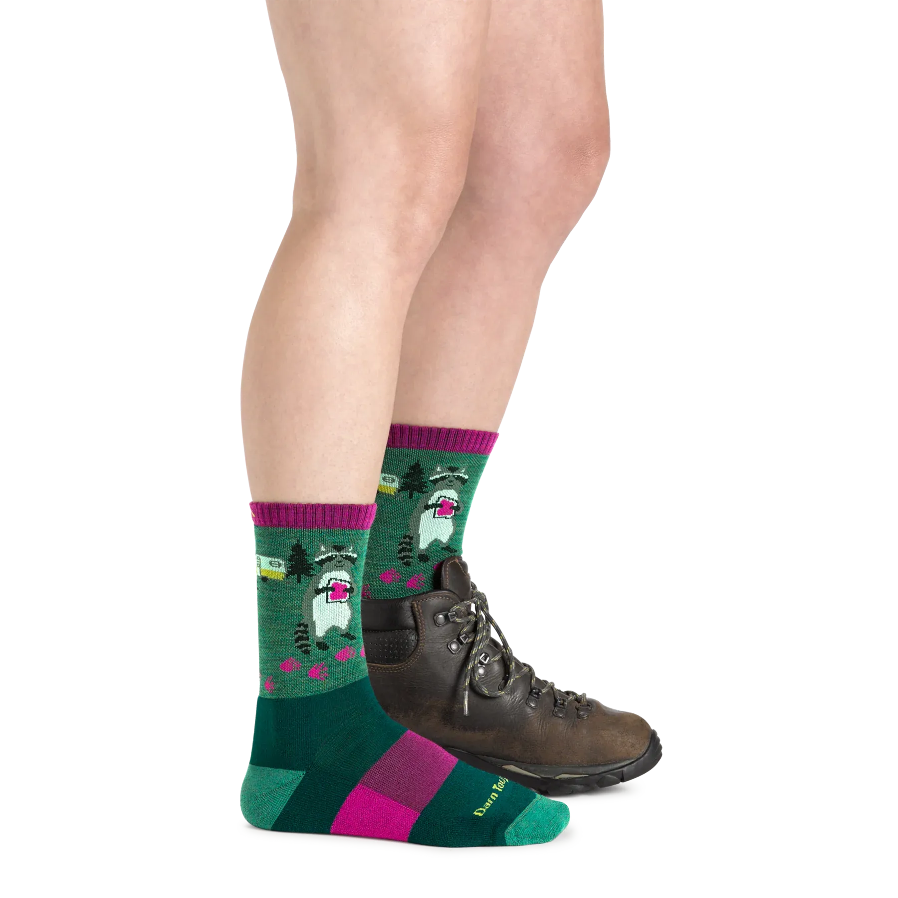 Critter Club Micro Crew Lightweight Hiking Sock w/ Cushion (Women's) - D5001W