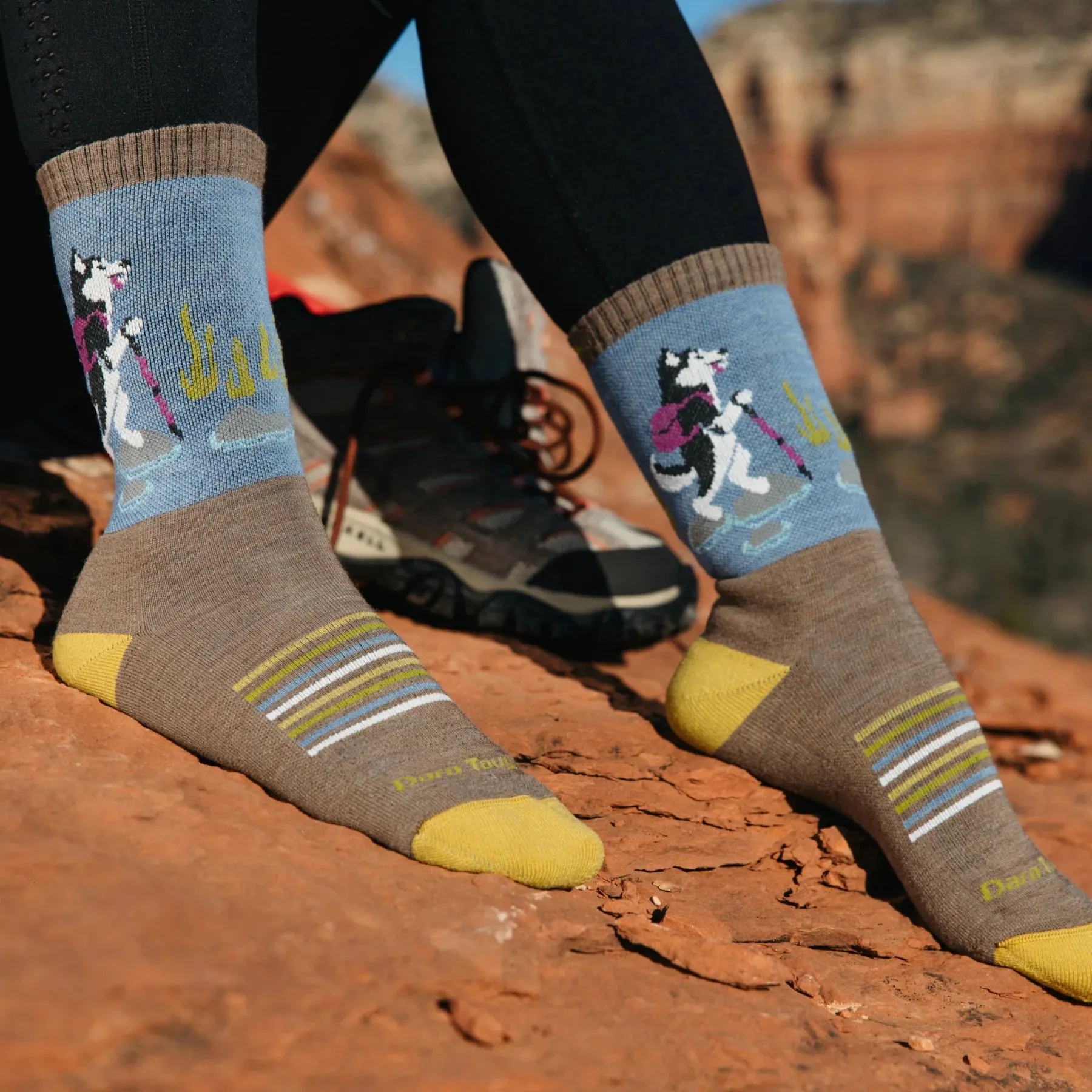 Critter Club Micro Crew Lightweight Hiking Sock w/ Cushion (Women's) - D5001W