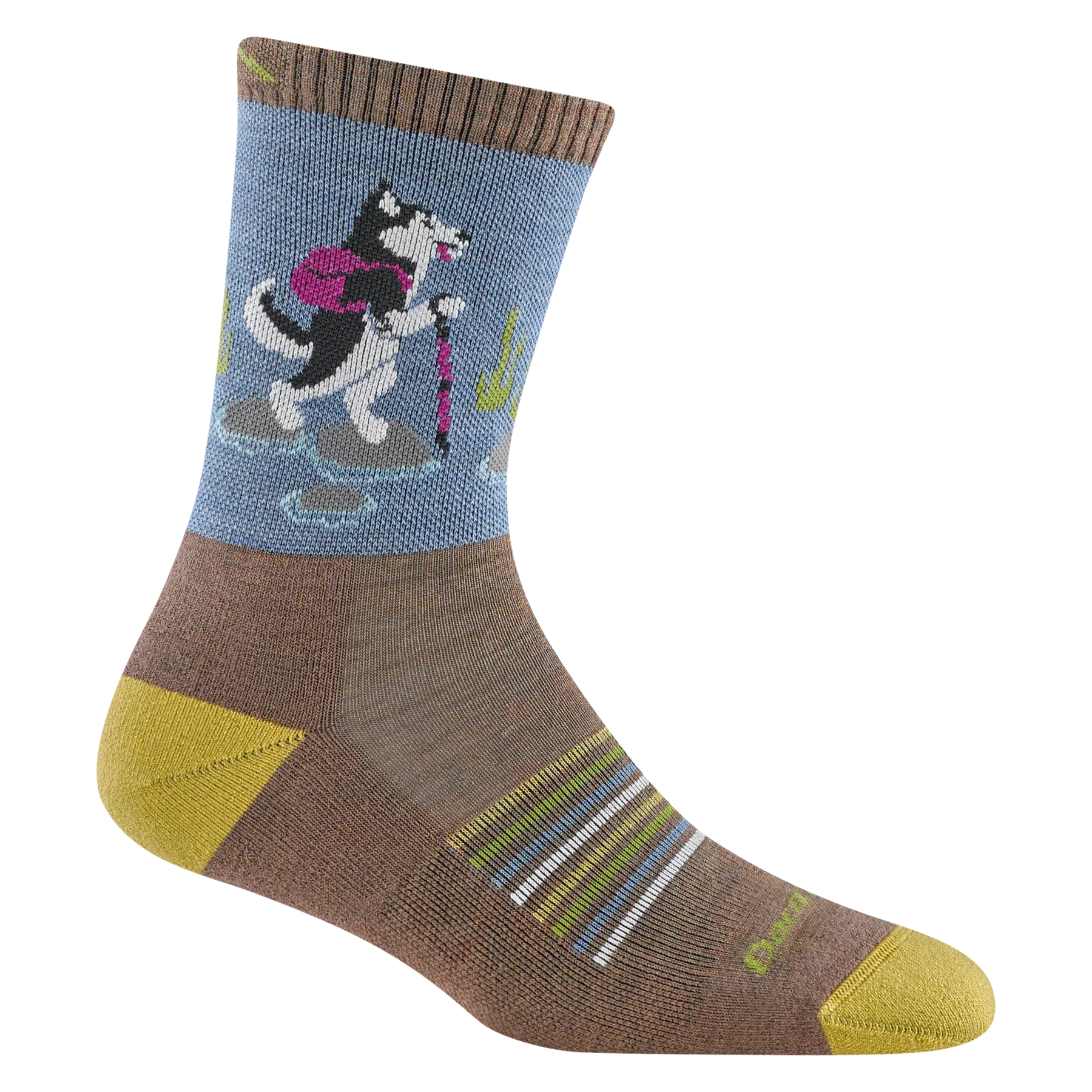 Critter Club Micro Crew Lightweight Hiking Sock w/ Cushion (Women's) - D5001W