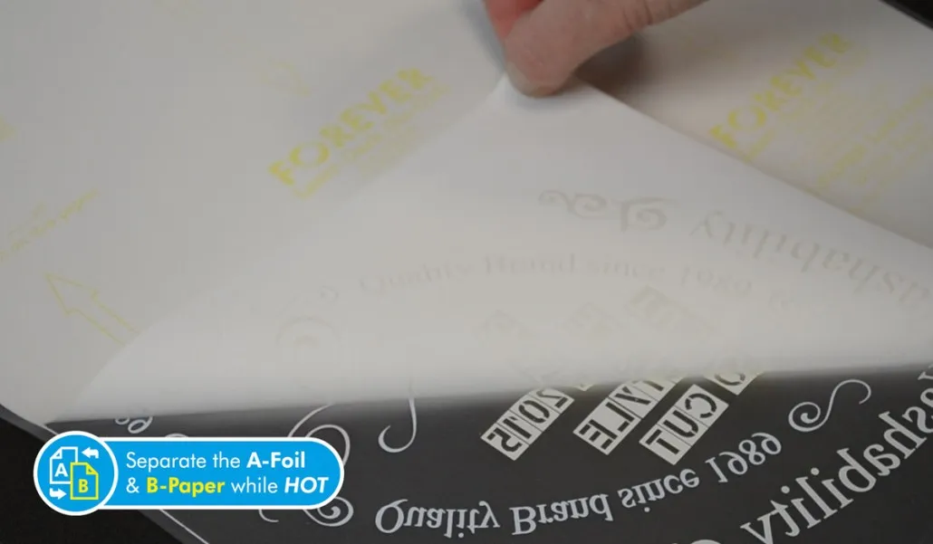 FOREVER Laser-Dark (No-Cut) Self Weeding Transfer Paper - B Paper PRO
