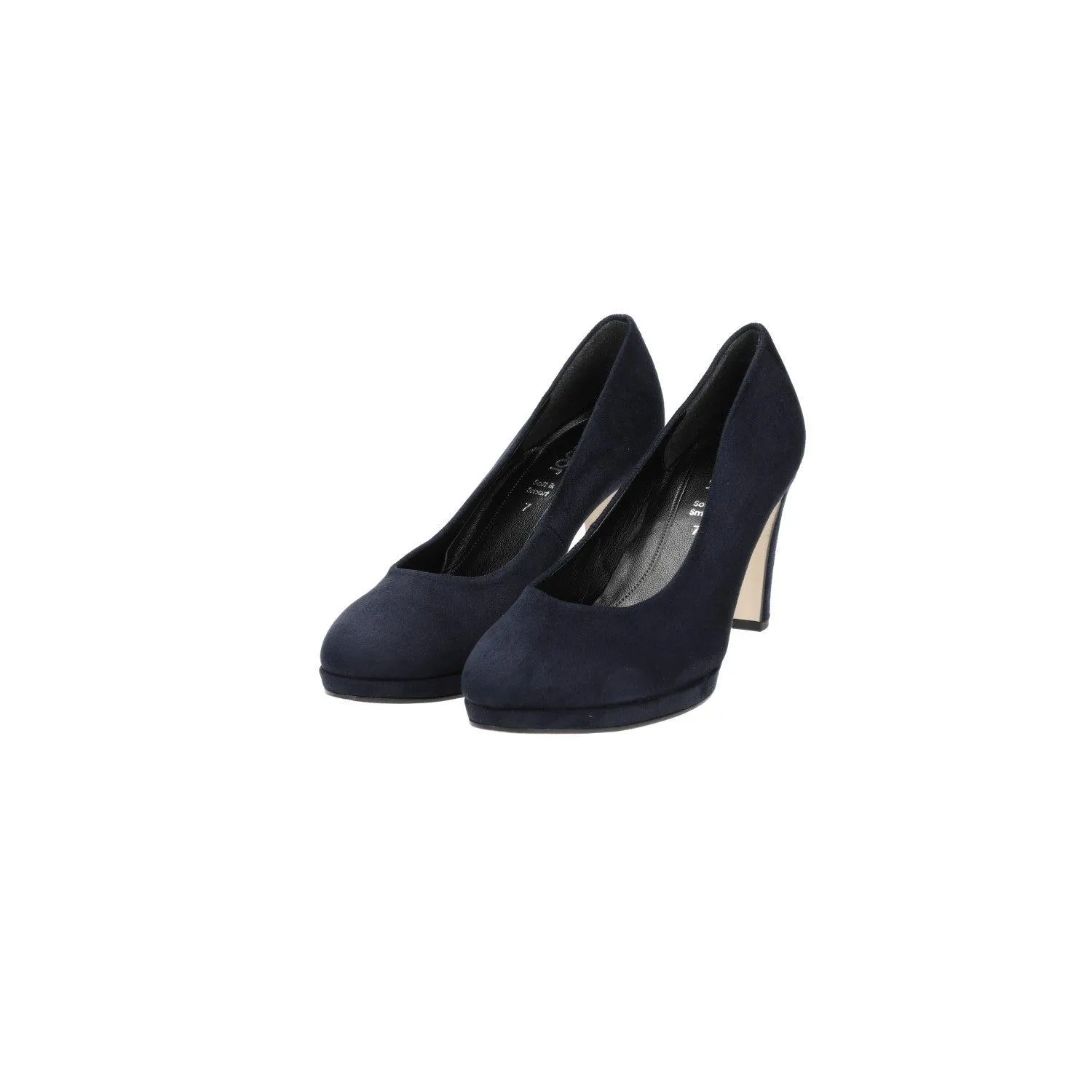 Gabor Splendid Court Pump High-Heel Shoes Fabric Blue Colour For Women