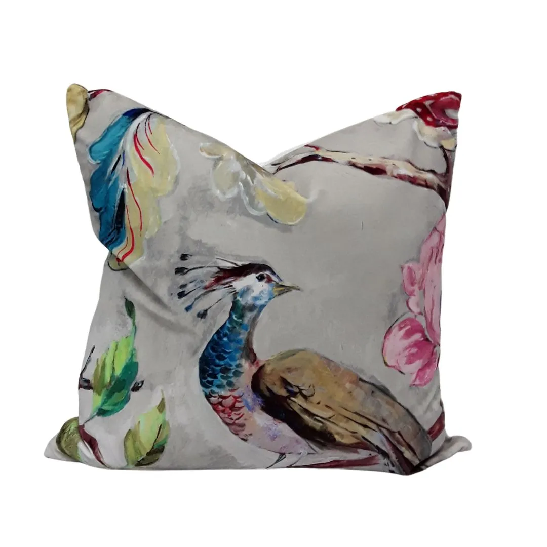 Hampton Court Jewel/Mystere Snow Cushion - 55x55
