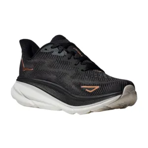 HOKA Women's Clifton 9 Wide Black/Gold