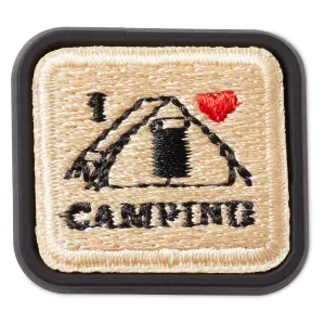 I Love Camping Patch Jibbitz