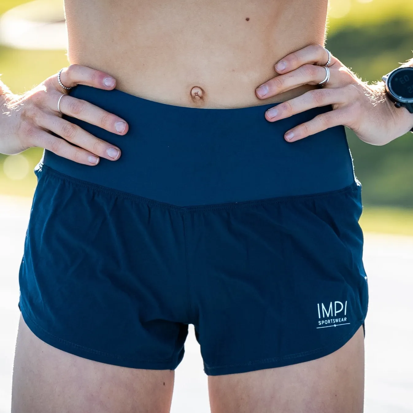 IMPI Stretch Polyshorts - Midnight Navy