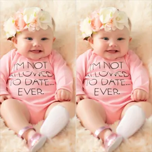 Letter Printed Bodysuit