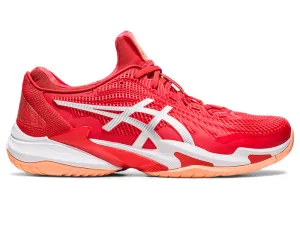 Men's Asics Court FlyteFoam 3 Novak, Classic Red/White, 10.5 D Medium