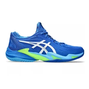 Men's Asics Court FlyteFoam 3 Novak, Tuna Blue/White, 9 D Medium