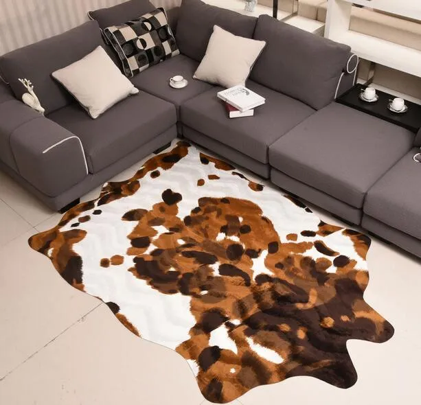 Natural Shape Large Size Zebra/Cow Leather Rugs