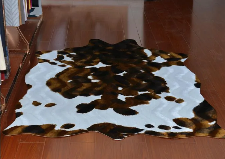 Natural Shape Large Size Zebra/Cow Leather Rugs
