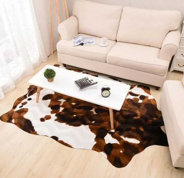 Natural Shape Large Size Zebra/Cow Leather Rugs