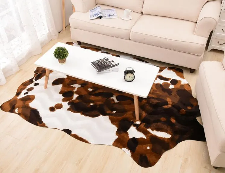 Natural Shape Large Size Zebra/Cow Leather Rugs