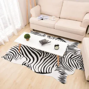 Natural Shape Large Size Zebra/Cow Leather Rugs