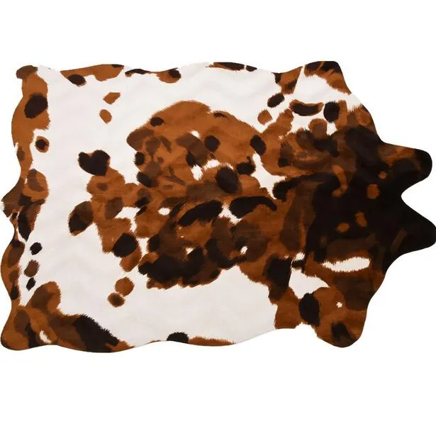Natural Shape Large Size Zebra/Cow Leather Rugs