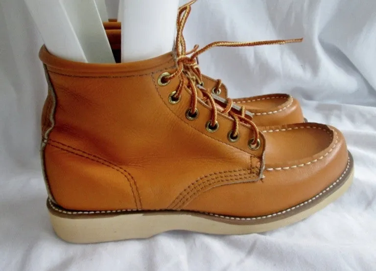NEW NWT PORON 27711 Leather HIKING Work Boots BROWN NUBUCK Men 5.5 Womens 7.5