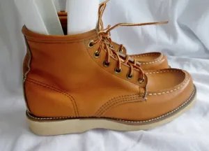 NEW NWT PORON 27711 Leather HIKING Work Boots BROWN NUBUCK Men 5.5 Womens 7.5